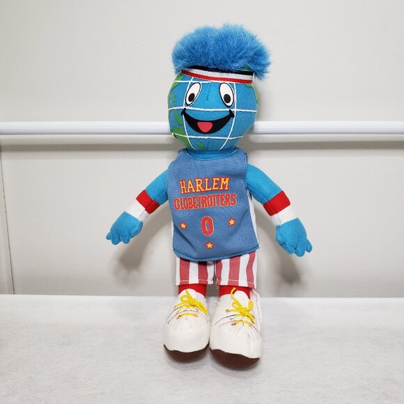 Vintage Harlem Globetrotters  "Globie"  the Mascot 10" Basketball Plush - Picture 2 of 6